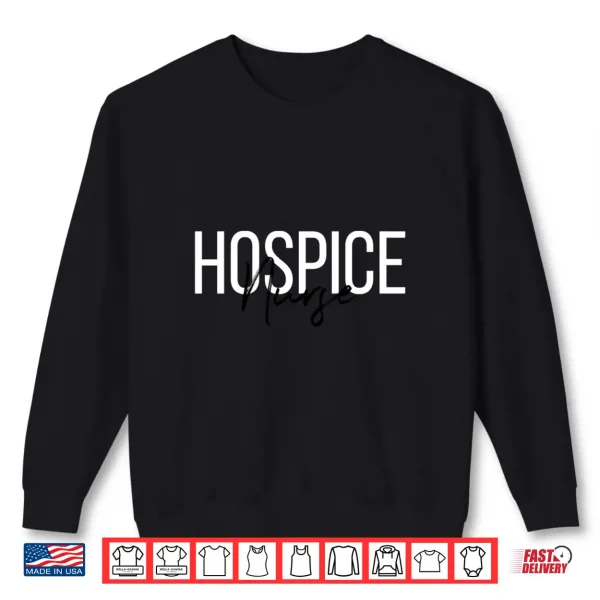 Hospice Nurse Leopard Rainbow Graduation Medical Nursing Rn Shirt 2 Sweatshirt Hospice Nurse Leopard Rainbow Graduation Medical Nursing Rn Shirt