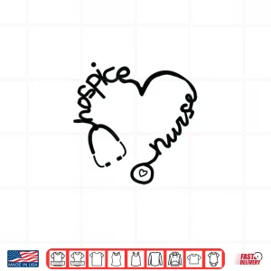 Design Hospice Nurse Squad Rainbow Leopard Nursing Valentine Shirt