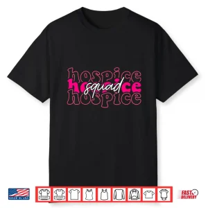 Hospice Squad Floral Nurse Week Palliative Care Hospice Aide Shirt
