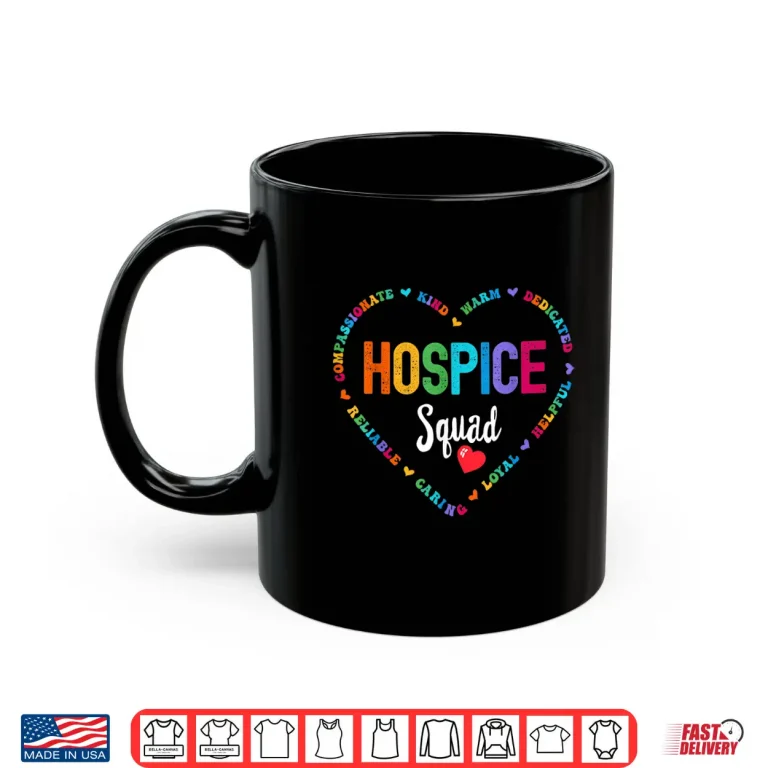 Mug Hospice Squad Hospice Aide Nurse Nursing Shirt