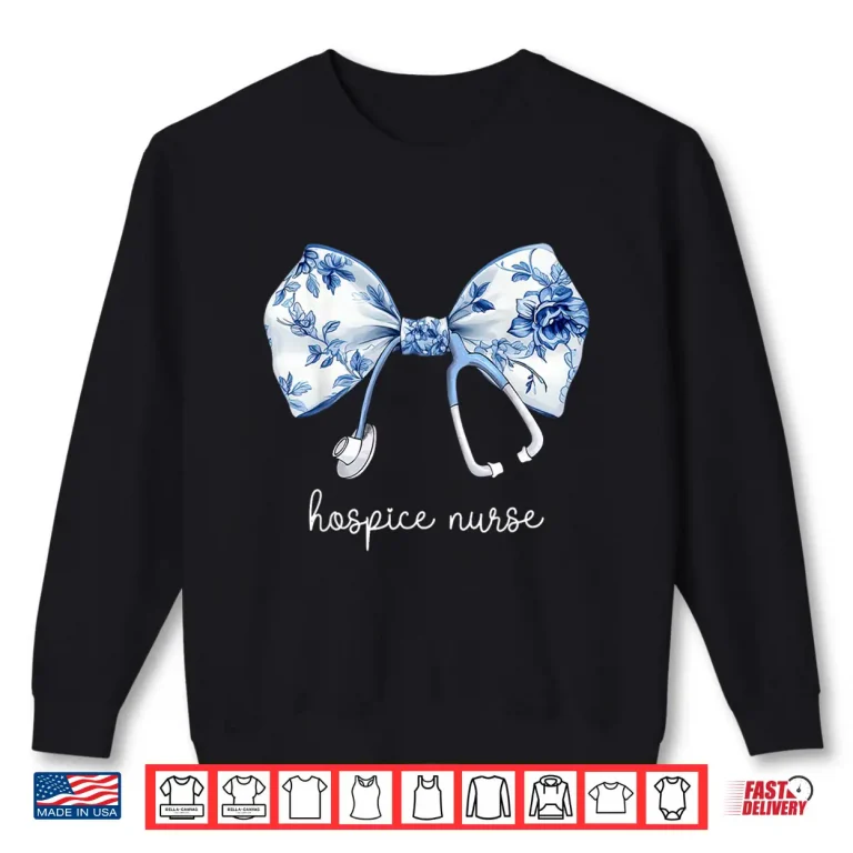Sweatshirt Retro Hospice Nurse Print For Nursing Student Hospice Nurse Shirt