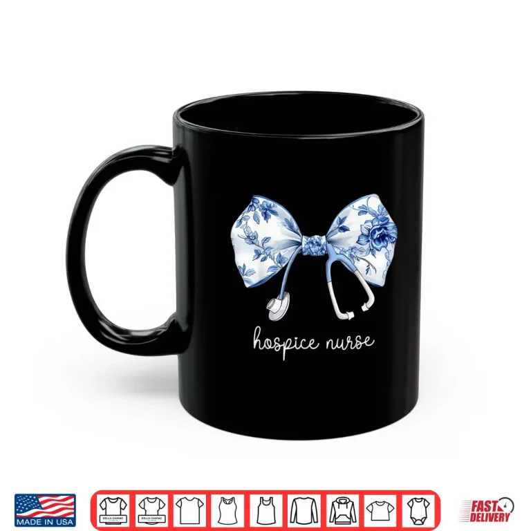 Mug Retro Hospice Nurse Print For Nursing Student Hospice Nurse Shirt