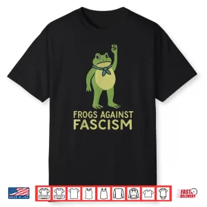 Frogs Against Fascism Retro Shirt