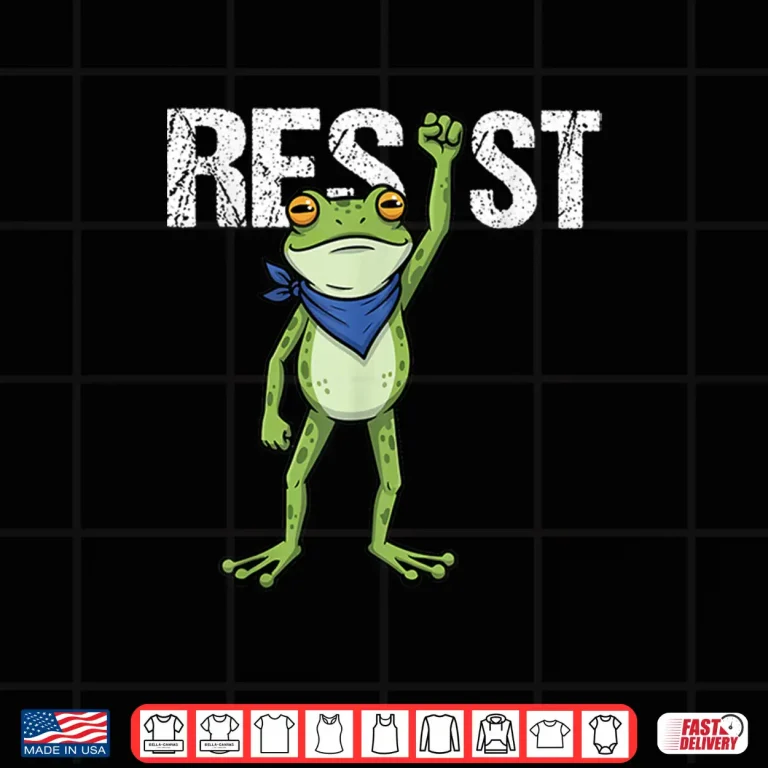 Design Frogs Resist Portland Frog Protest Funny Gifts Shirt