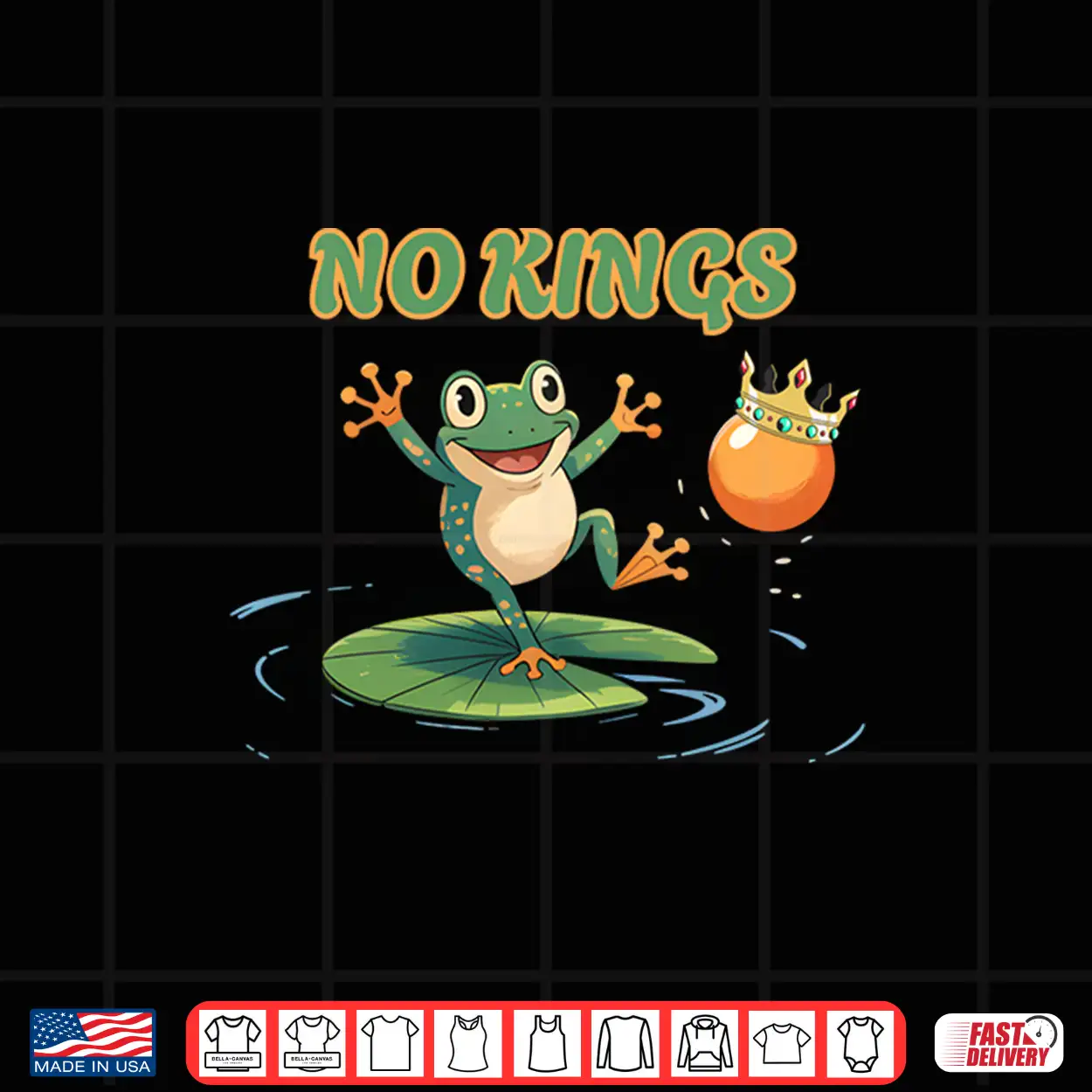 No Kings Portland Frog Protest Shirt No Kings Portland Frog Protest Shirt