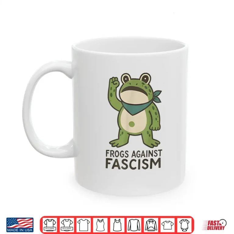 Mug Frogs Against Fascism Portland Frog Protest Shirt 1