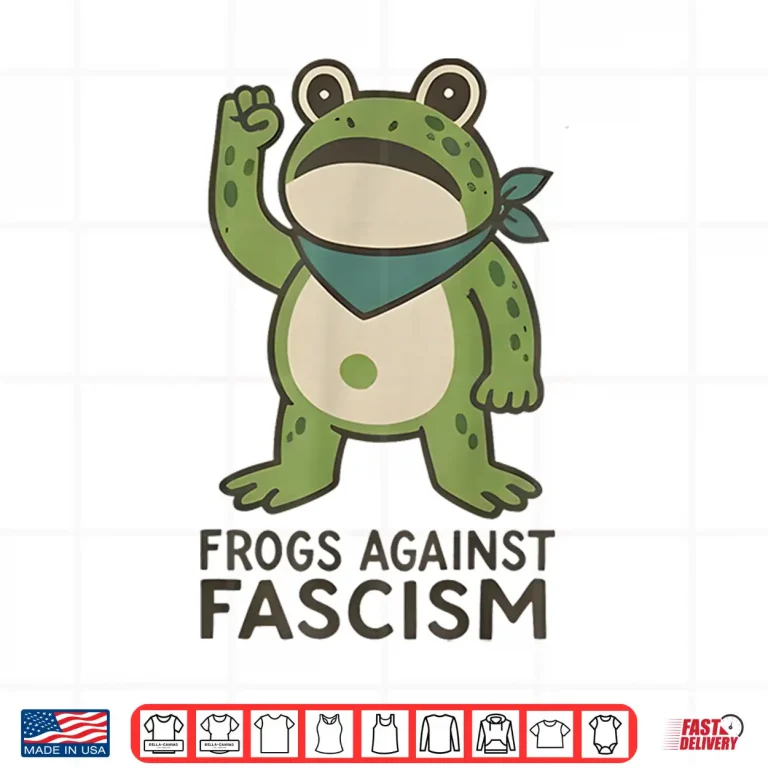 Design Frogs Against Fascism Portland Frog Protest Shirt 1