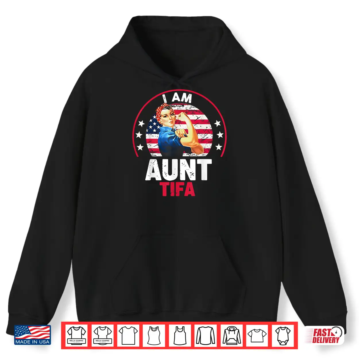 I Am Aunt Tifa Woman’S Girl Aunt Tifa America Flag Shirt I Am Aunt Tifa Woman’S Girl Aunt Tifa America Flag Shirt