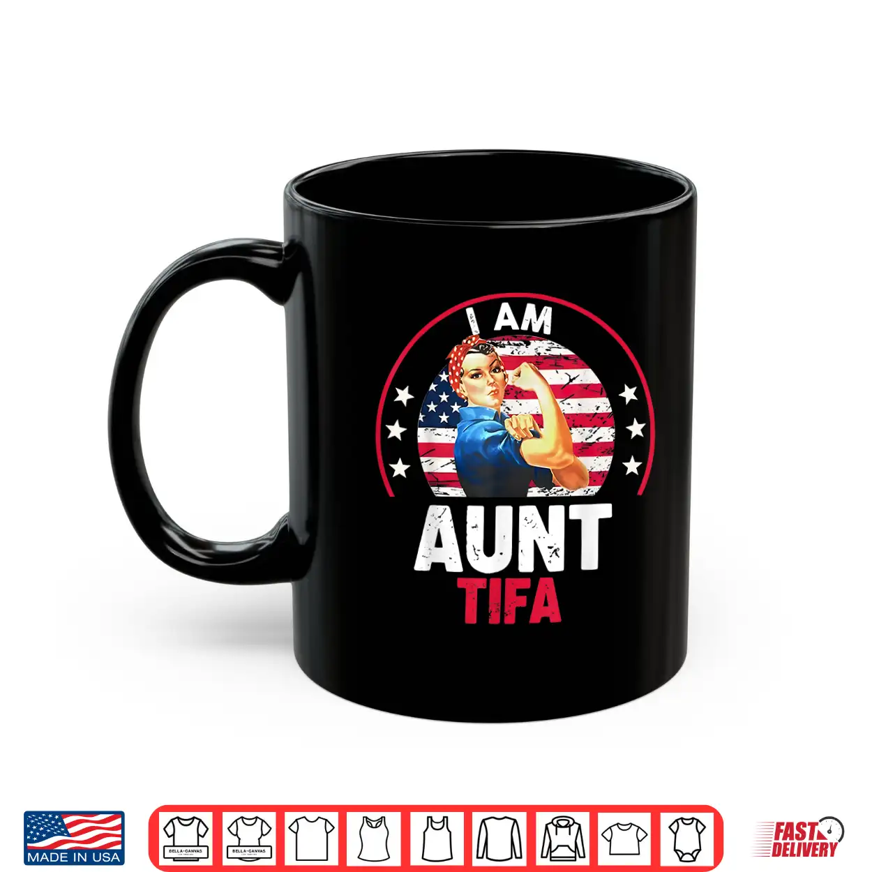 I Am Aunt Tifa Woman’S Girl Aunt Tifa America Flag Shirt I Am Aunt Tifa Woman’S Girl Aunt Tifa America Flag Shirt