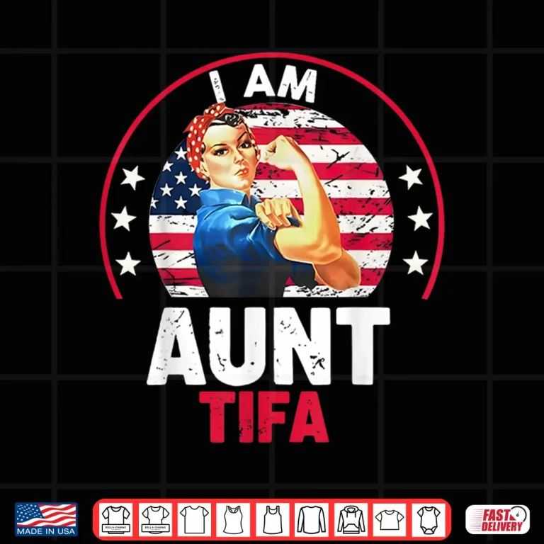 I Am Aunt Tifa Woman'S Girl Aunt Tifa America Flag Shirt 4 Design I Am Aunt Tifa Womans Girl Aunt Tifa America Flag Shirt 1