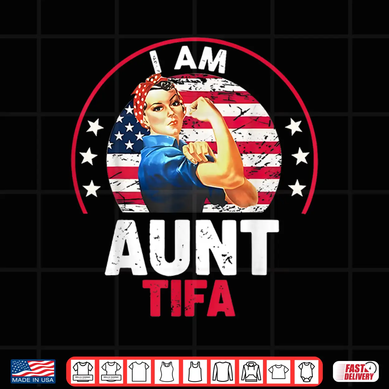 I Am Aunt Tifa Woman’S Girl Aunt Tifa America Flag Shirt I Am Aunt Tifa Woman’S Girl Aunt Tifa America Flag Shirt