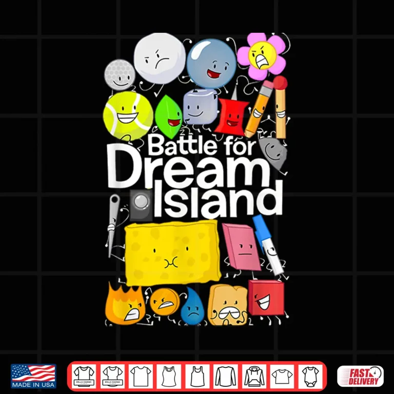 Design Bfdi Battle for Dream Island Kids Graphic Boys Humor Shirt