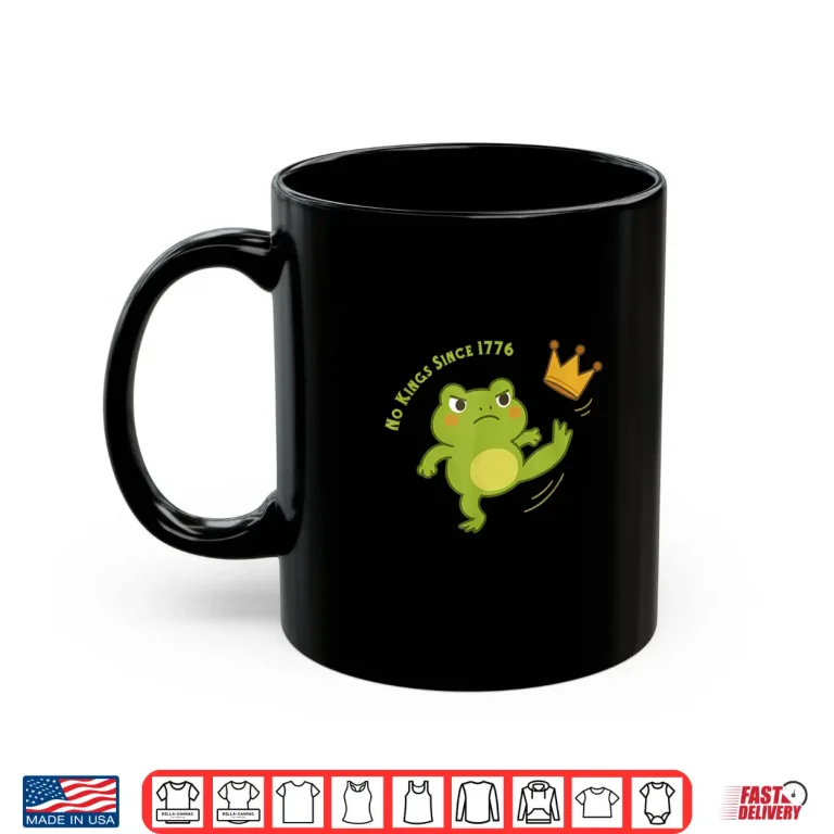 Mug Frog Protest No Kings in America Shirt 1
