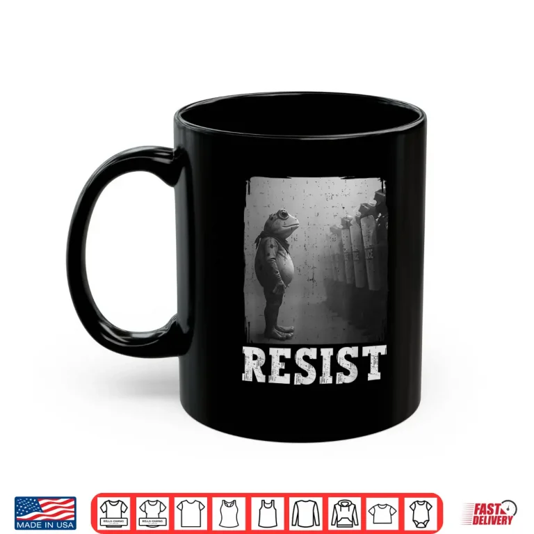 Mug Frog Shirt Stand With Frog No Kings Day Shirt 1