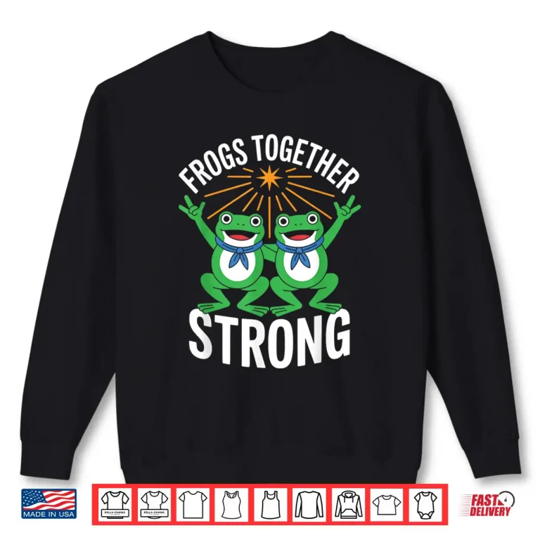 Sweatshirt Frogs Strong Resist Portland Frog Protest Shirt