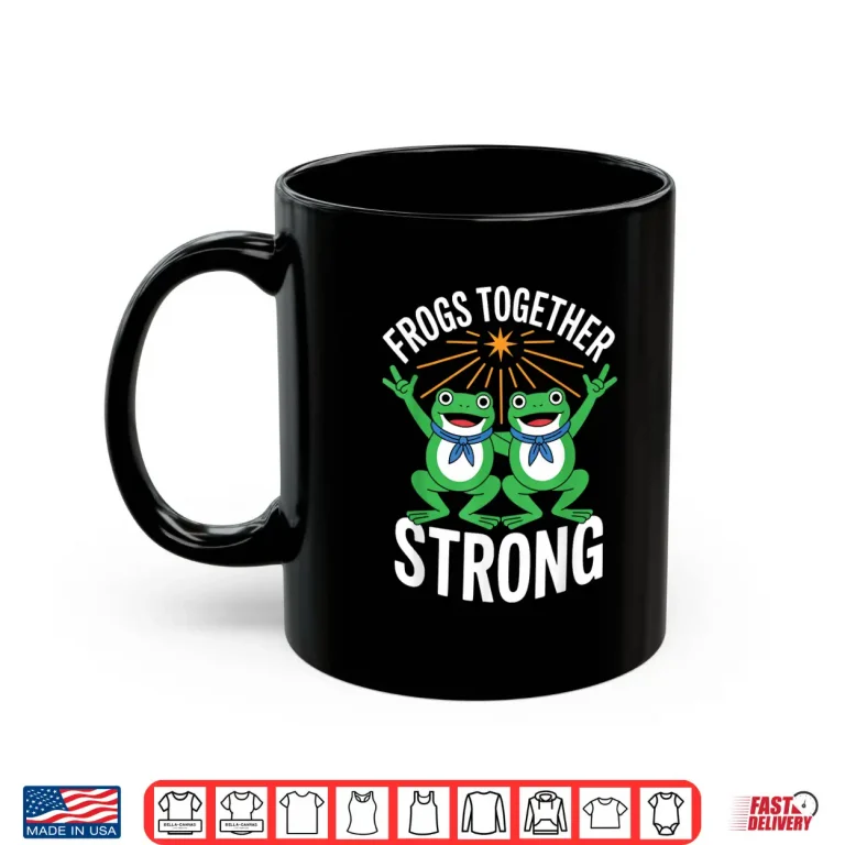 Mug Frogs Strong Resist Portland Frog Protest Shirt