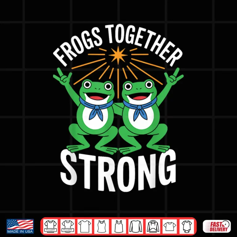 Design Frogs Strong Resist Portland Frog Protest Shirt