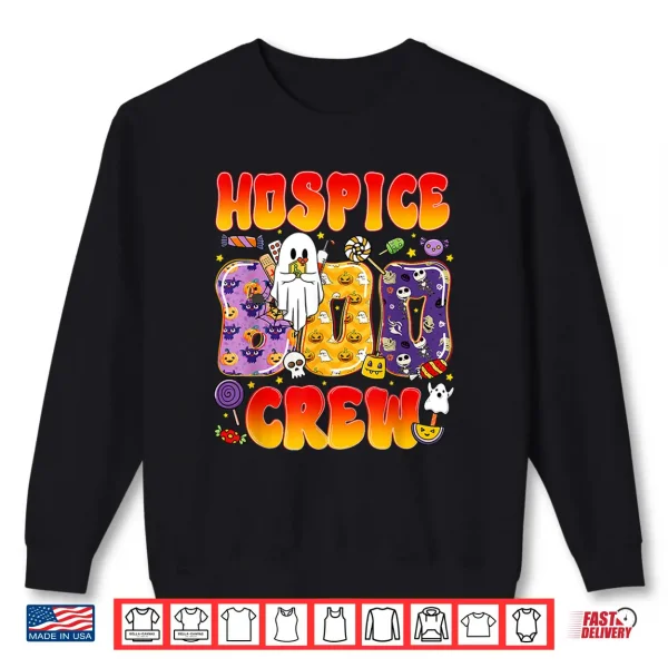 Sweatshirt Hospice Boo Crew Hospice Nurse Funny Halloween Shirt