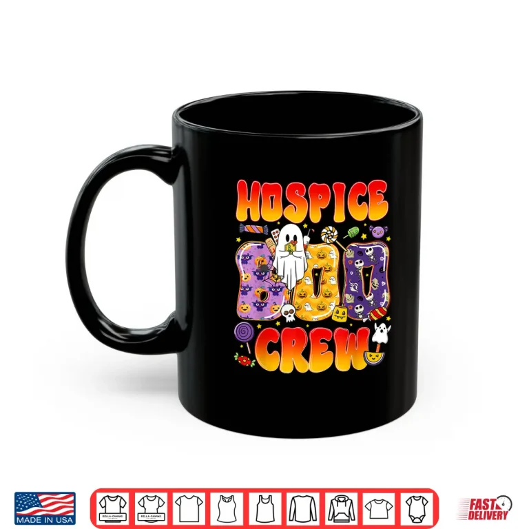 Mug Hospice Boo Crew Hospice Nurse Funny Halloween Shirt