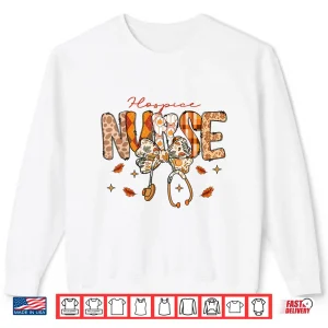 Hospice Nurse Fall Stethoscope Coquette Bow Autumn Shirt 2 Sweatshirt Hospice Nurse Fall Stethoscope Coquette Bow Autumn Shirt