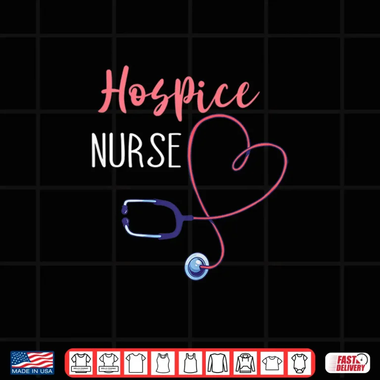 Design Womens Hospice Nurse Terminal Care Hospice Work Registered Nursing Shirt