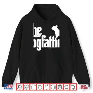 Hoodie French Bulldog Father Dad Shirt The Dogfather Gift Hoodie
