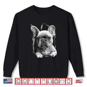 Sweatshirt French Bulldog Kids Clothes Frenchie Dad Mom Shirt