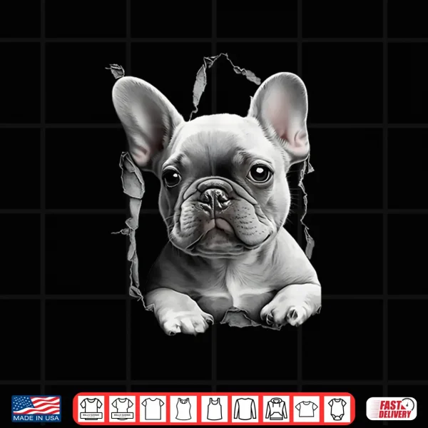 Design French Bulldog Kids Clothes Frenchie Dad Mom Shirt