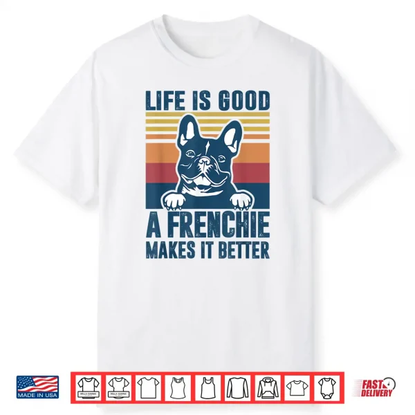 Frenchie Gifts For Women Men Frenchie Dad Mom French Bulldog Shirt