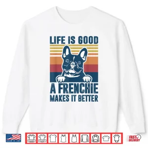 Sweatshirt Frenchie Gifts For Women Men Frenchie Dad Mom French Bulldog Shirt