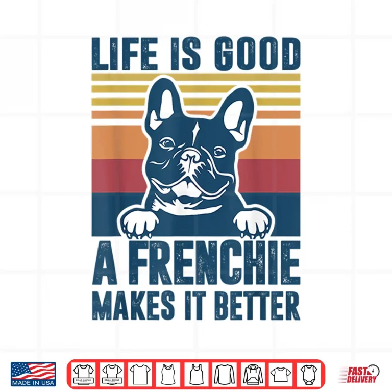 Design Frenchie Gifts For Women Men Frenchie Dad Mom French Bulldog Shirt