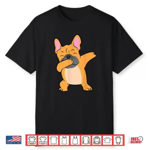 Dabbing French Bulldog Kids Dancing Puppy Dabbing Bulldog Shirt