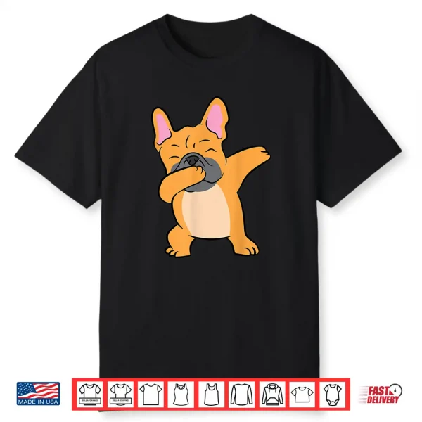 Dabbing French Bulldog Kids Dancing Puppy Dabbing Bulldog Shirt