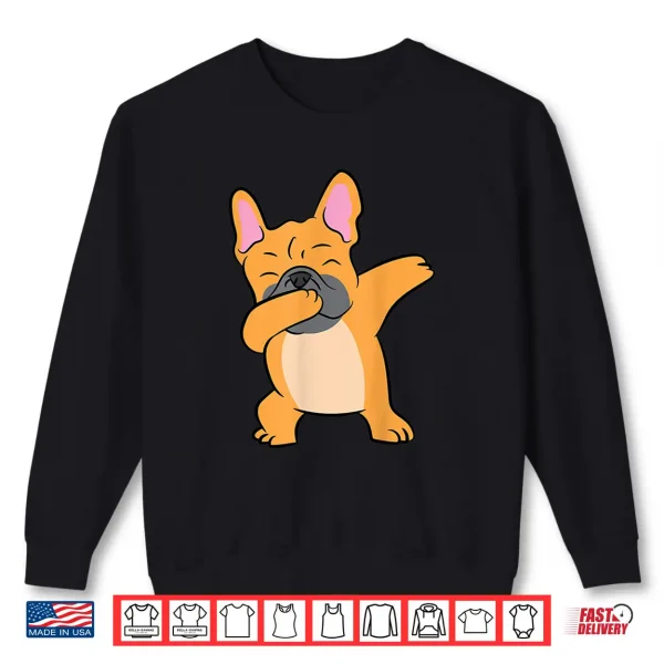 Sweatshirt Dabbing French Bulldog Kids Dancing Puppy Dabbing Bulldog Shirt