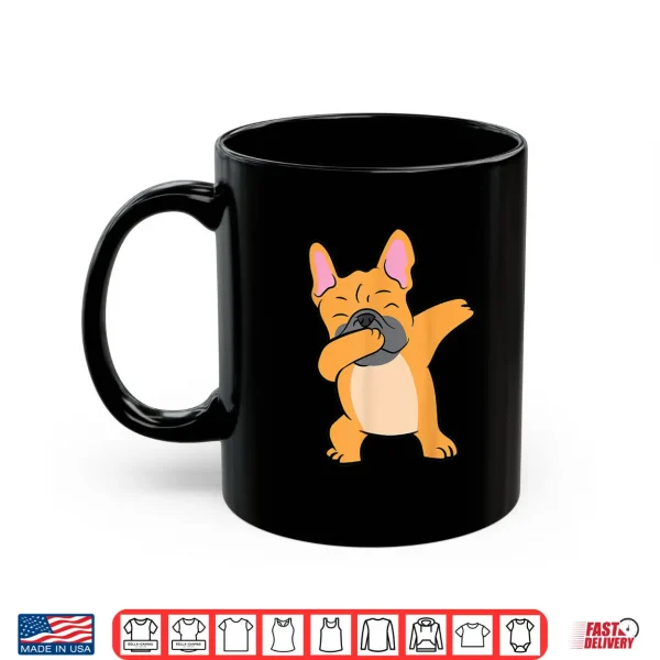 Mug Dabbing French Bulldog Kids Dancing Puppy Dabbing Bulldog Shirt