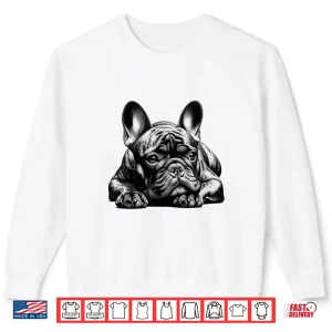 Dreamy French Bulldog In Lying Pose Shirt 2 Sweatshirt Dreamy French Bulldog In Lying Pose Shirt