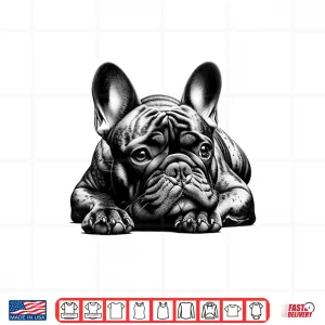 Dreamy French Bulldog In Lying Pose Shirt 4 Design Dreamy French Bulldog In Lying Pose Shirt