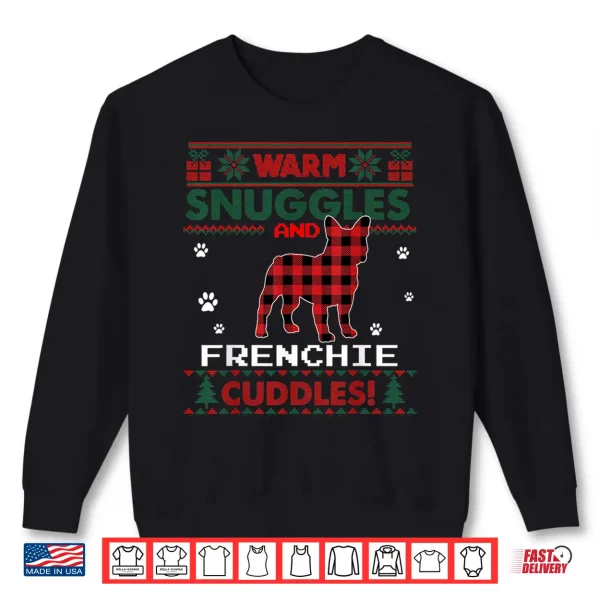 Sweatshirt French Bulldog Christmas Pajama Shirt Ugly Christmas Sweater Shirt