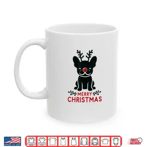 Mug French Bulldog Merry Christmas Winter Dogs Christmas Shirt