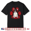 French Bulldog Valentines Day Dog Love Paw Shirt