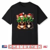 French Bulldog Wearing Christmas Tree Glasses Men Women Kids Shirt