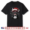Funny French Bulldog Christmas Dog Santa Hat Shirt