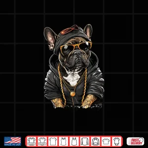 Design Funny French Bulldog Frenchie Rap Hip Hop RB Shirt