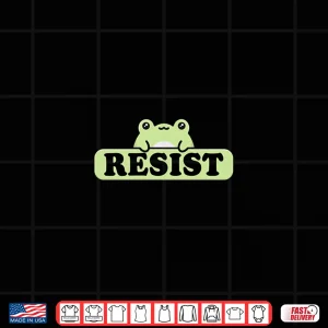 Cute Frog Resist Shirt 4 Design Cute Frog Resist Shirt