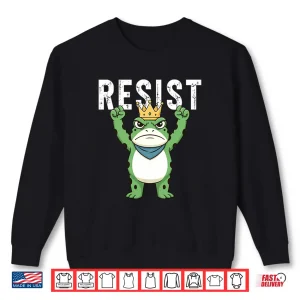 Sweatshirt Frog Resist Portland Frog Protest Shirt