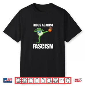 Frogs Against Fascism No Kings In Portland Frog Protest Shirt