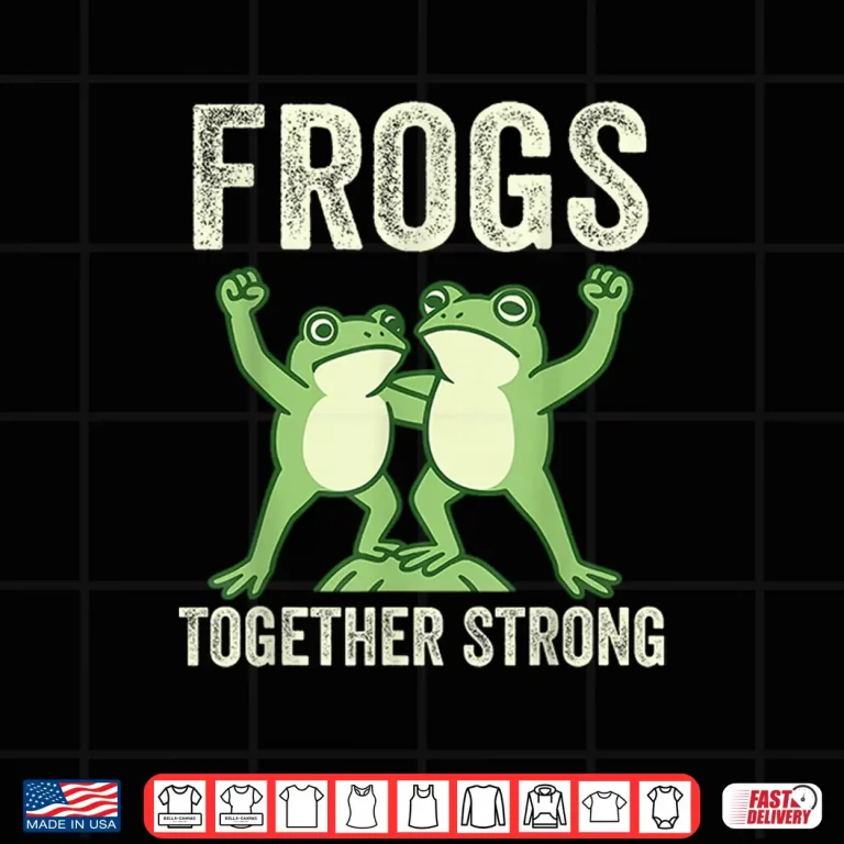 Design Frogs Together Strong Portland Frog Protest Shirt