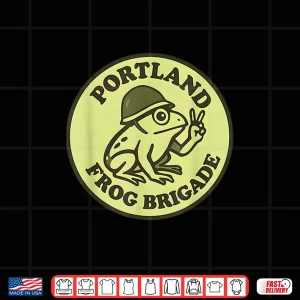 Design I am Frogtifa Portland Frog Brigade Shirt