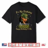 Aquarius Queen Black Woman With Cap Camo It’S My Birthday Shirt