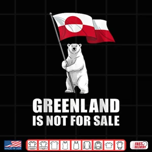 Design Greenland Not For Sale Greenland Flag Bear Greenlanders Shirt 2